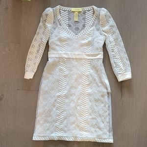White Catherine Malandrino dress size 2